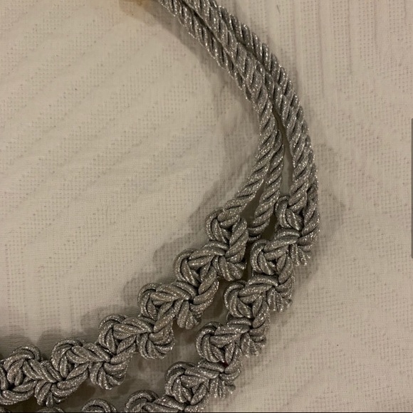 Handmade Silver Cord Necklace - Picture 5 of 5